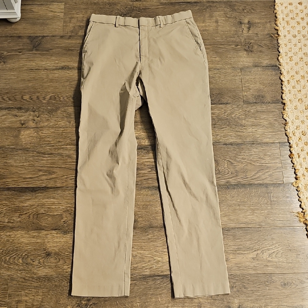 Tommy Hilfiger Beige Chinos Stretch Men 34 X 34 Casual Office